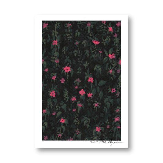 'Fleurs' print